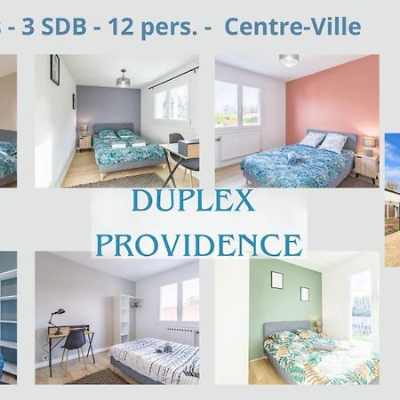 Duplex Providence - Ideal Groupe - Confort - Parking Prive Troyes Eksteriør bilde